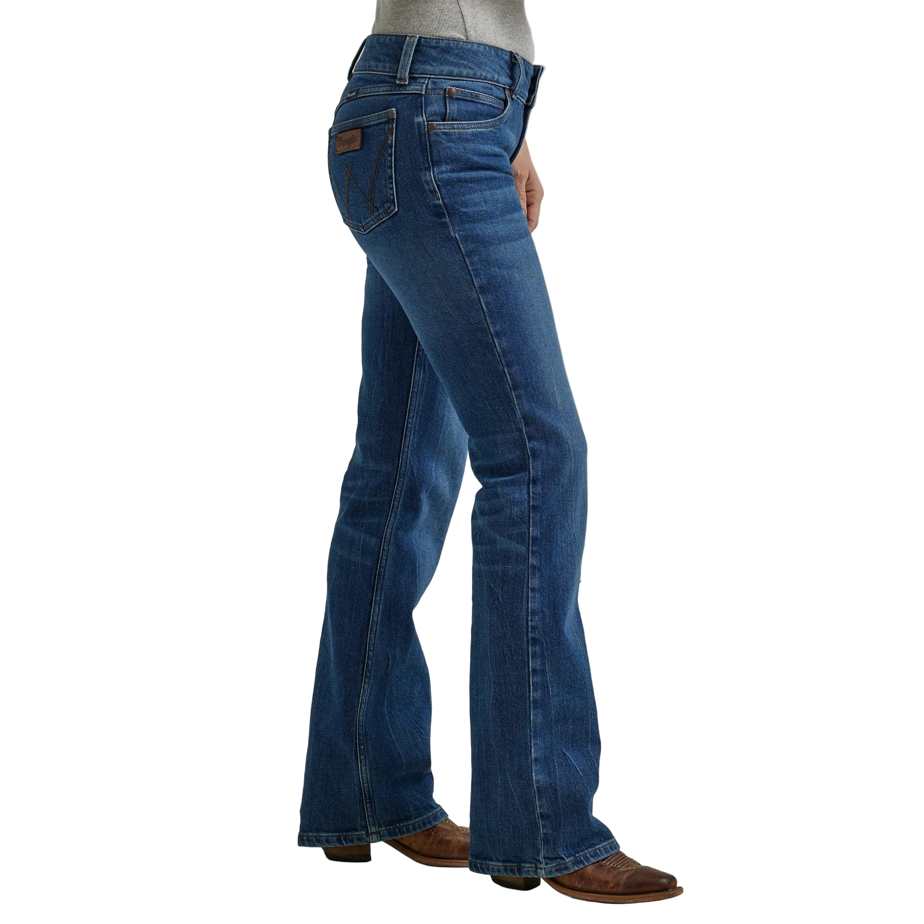 Wrangler Women's Retro Mae Mid Rise Bootcut Jeans - Isabela - Image 3