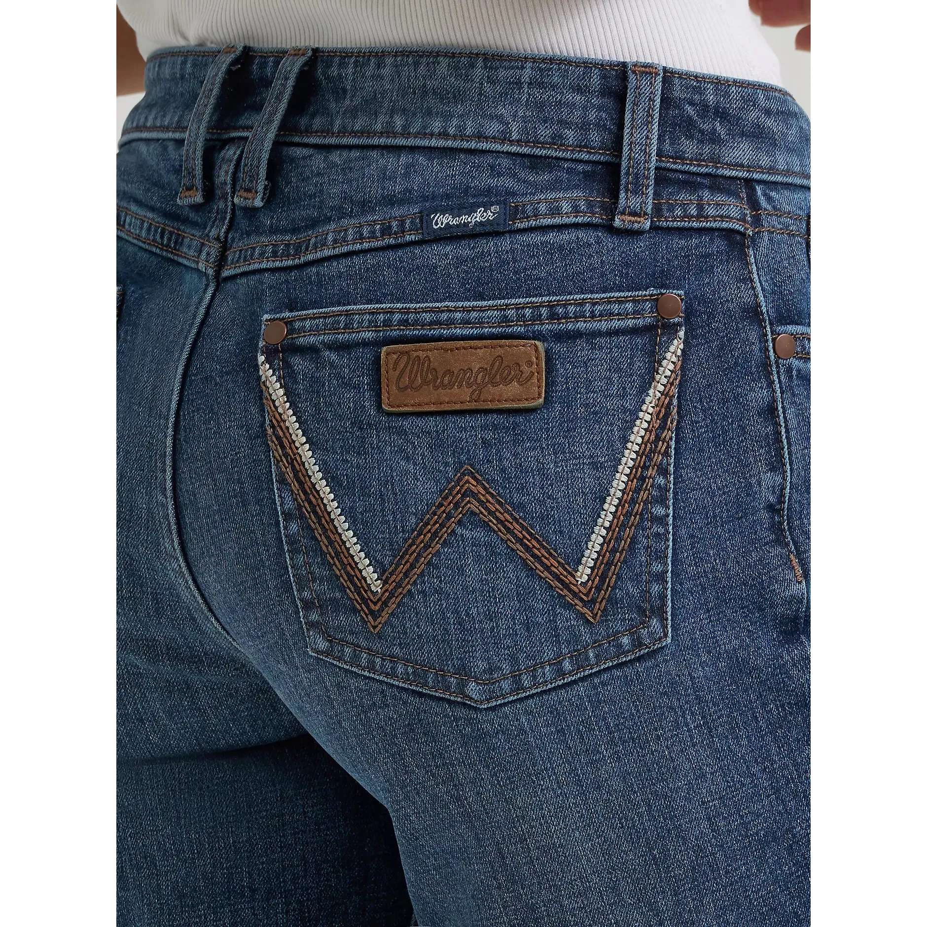 Wrangler Women's Retro Mae Mid Rise Bootcut Jeans - Katelyn - Image 3