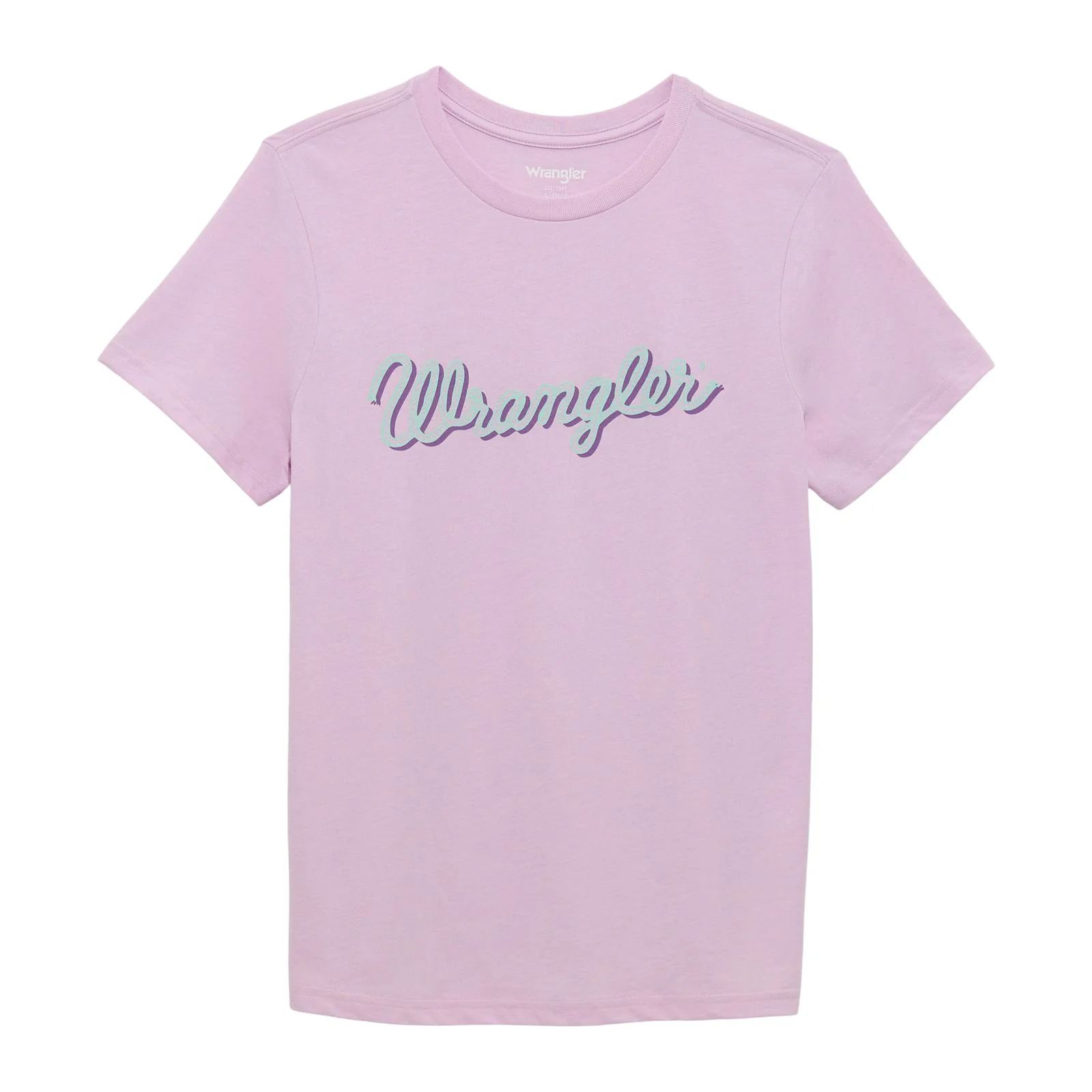 Wrangler Women's Retro Short Sleeve Tee Shirt- Orchid Bouquet Heather