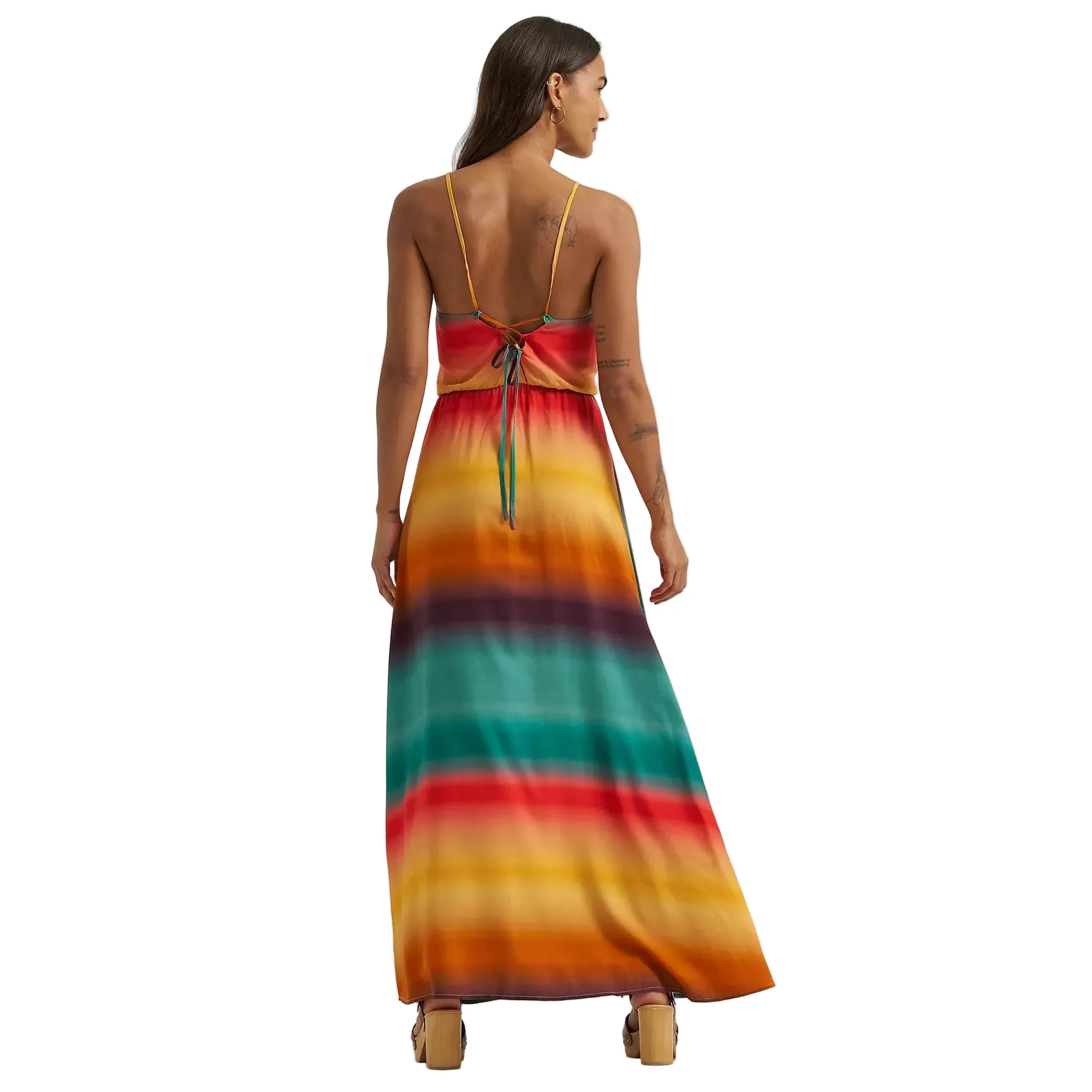 Wrangler Women's Retro Sunny Strappy Maxi Dress - Yellow - Image 2