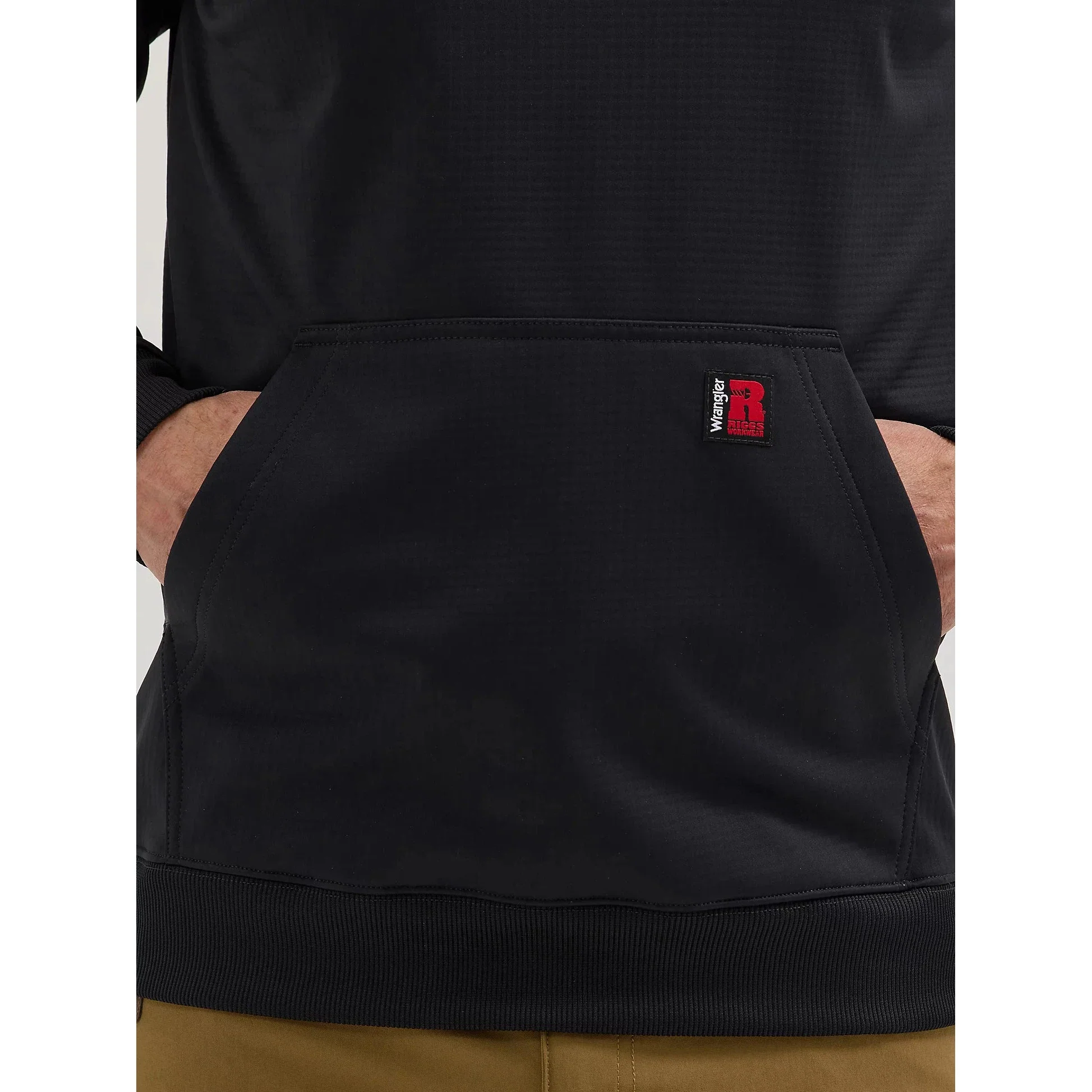 Wrangler Men's RIGGS Technical Work Hoodie - Black - Image 4
