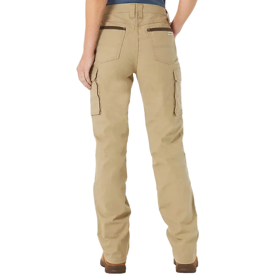 Wrangler Women's Riggs Workwear Ripstop Ranger Cargo Pants - Golden Khaki - Image 4