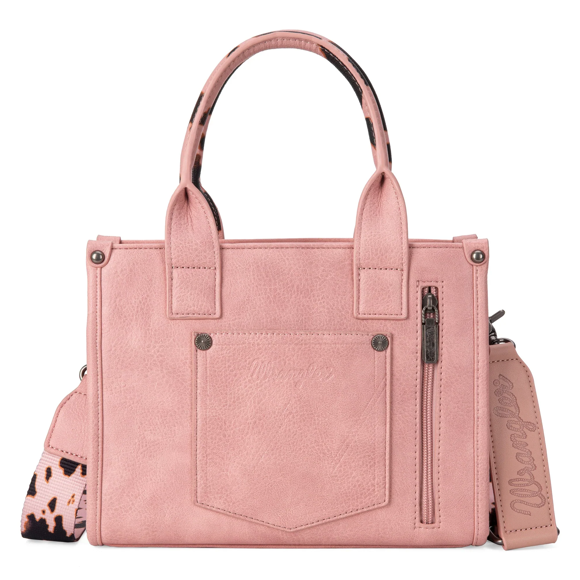 Wrangler Women's Cowprint Tote/Crossbody -  Multiple Colors