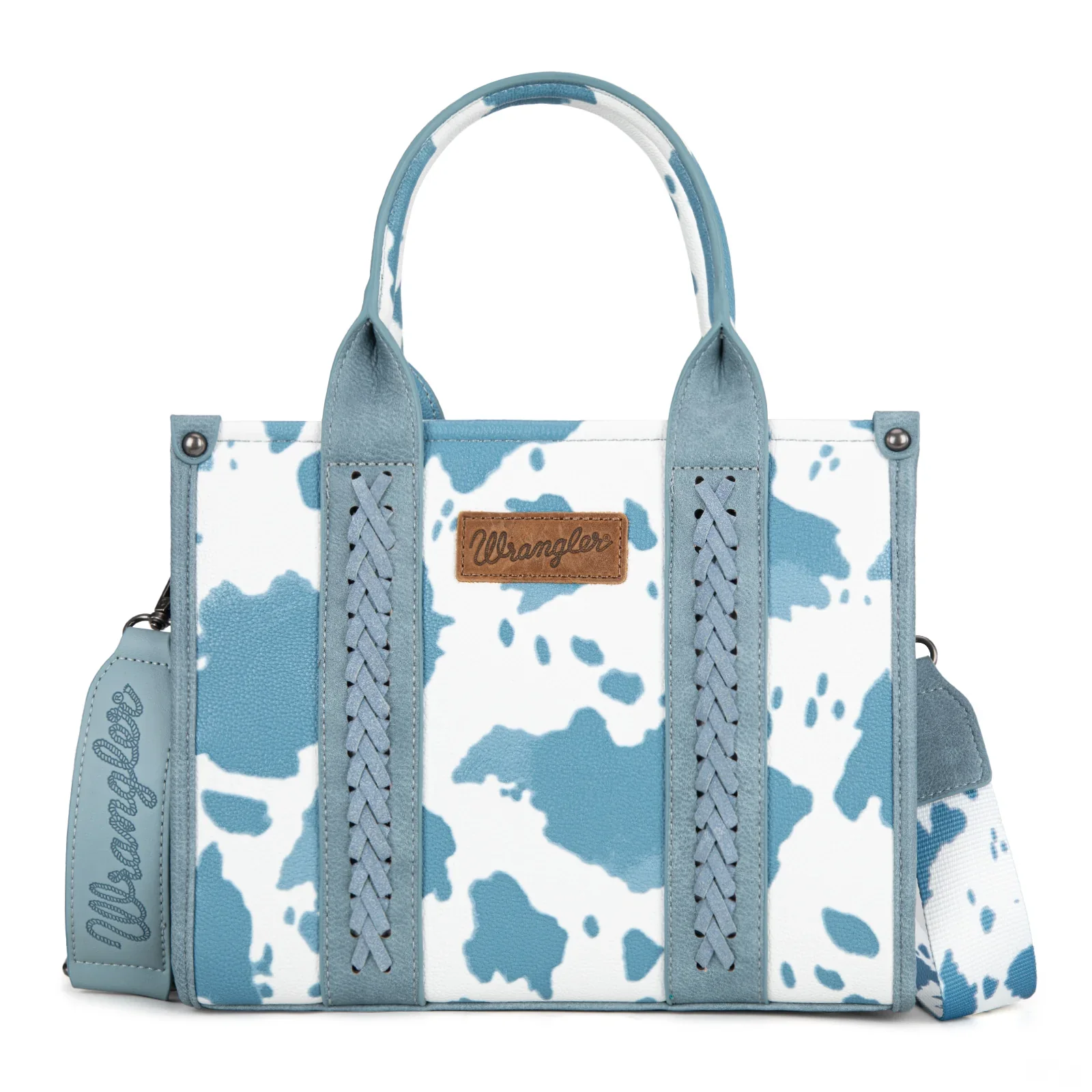 Wrangler Women's Cowprint Tote/Crossbody -  Multiple Colors - Image 5