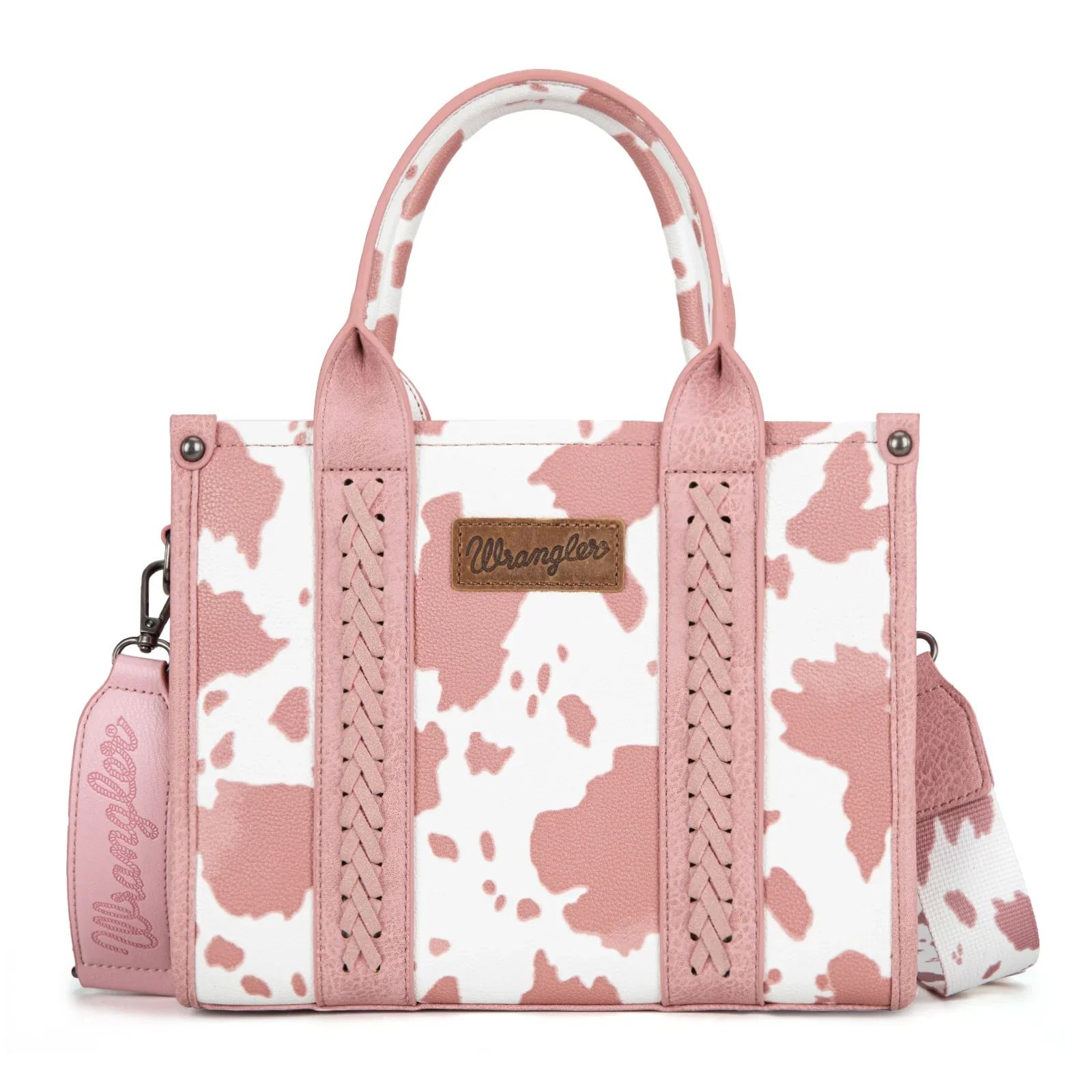 Wrangler Women's Cowprint Tote/Crossbody -  Multiple Colors - Image 6