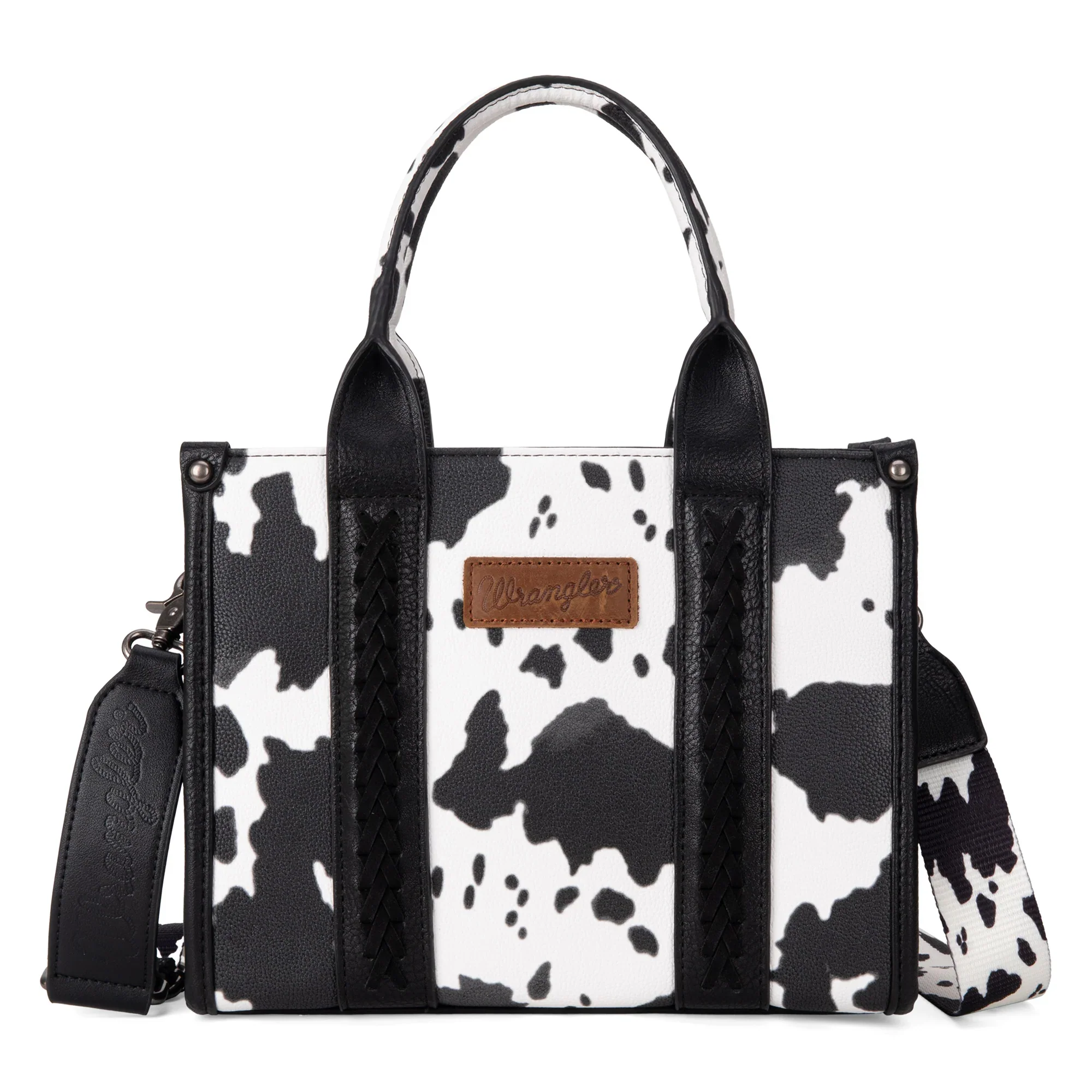 Wrangler Women's Cowprint Tote/Crossbody -  Multiple Colors - Image 7