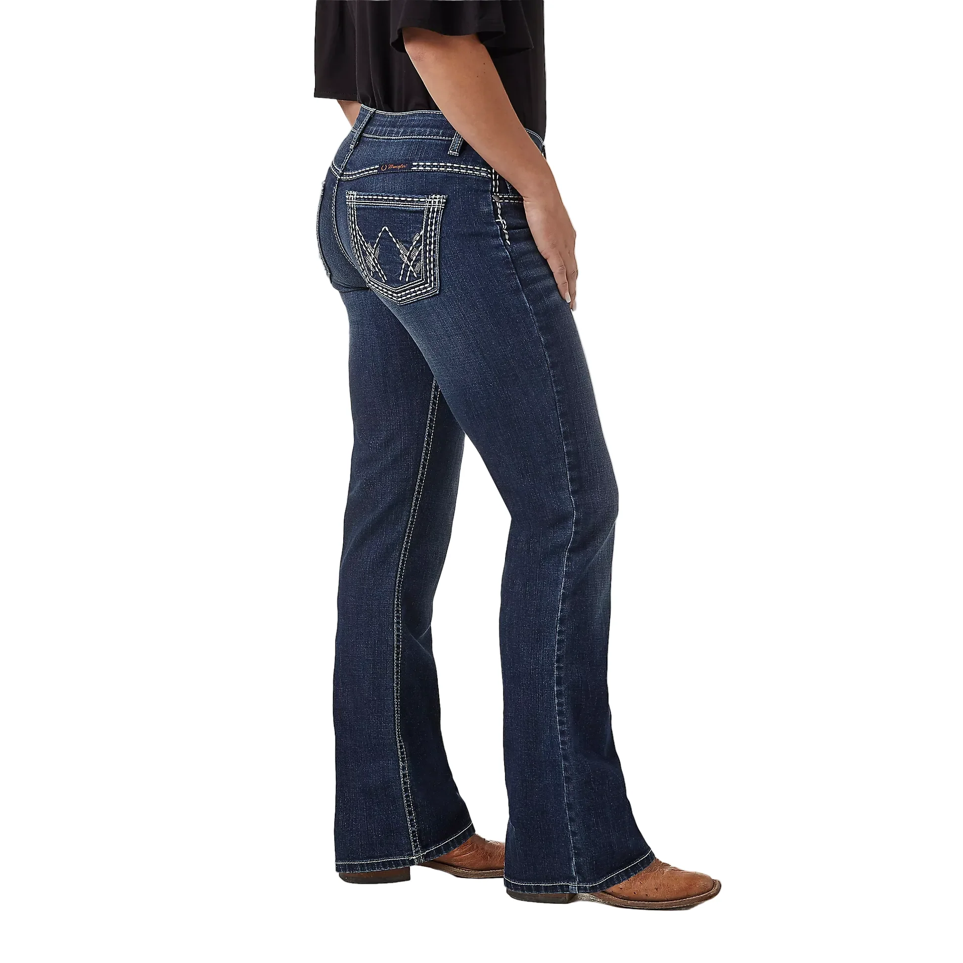 Wrangler Women's Shiloh Ultimate Riding Jeans - TA Wash - Image 3