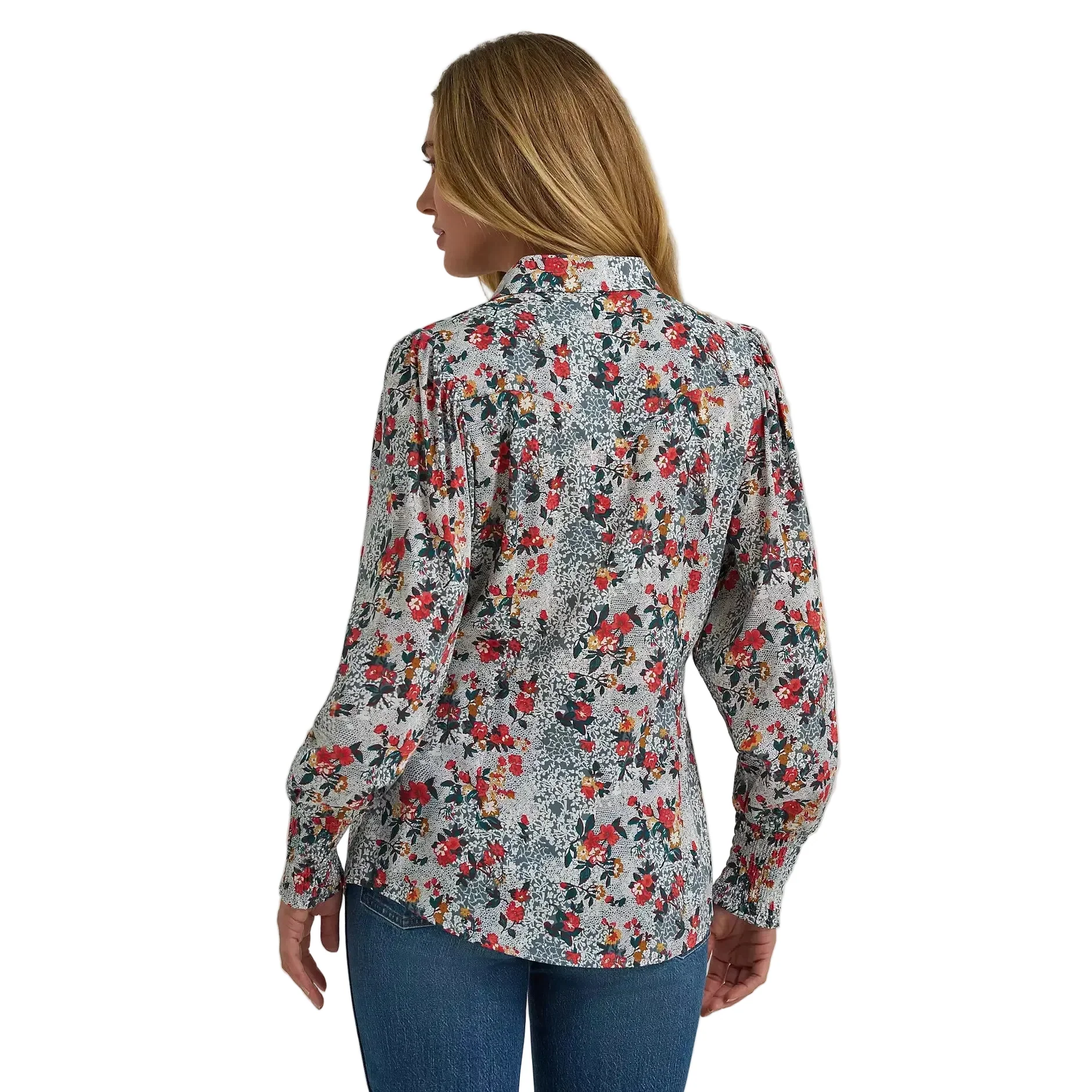 Wrangler Women's Retro Vintage Western Long Sleeve Snap Slim Blouse - Multi coloured - Image 2