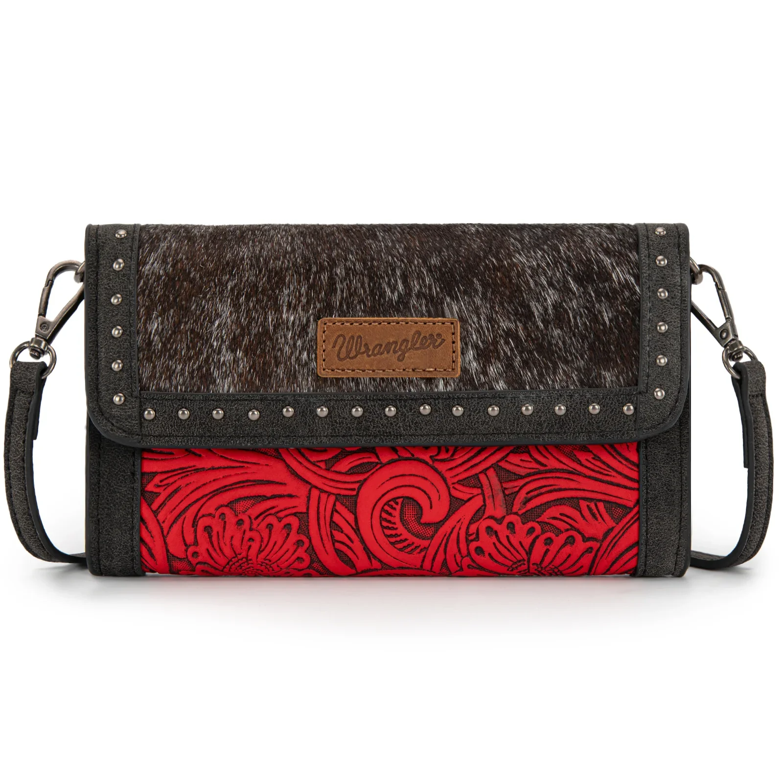 Wrangler Wrangler Genuine Cowhide Wallet Wristlet Crossbody Bag- Multiple Colours - Image 3