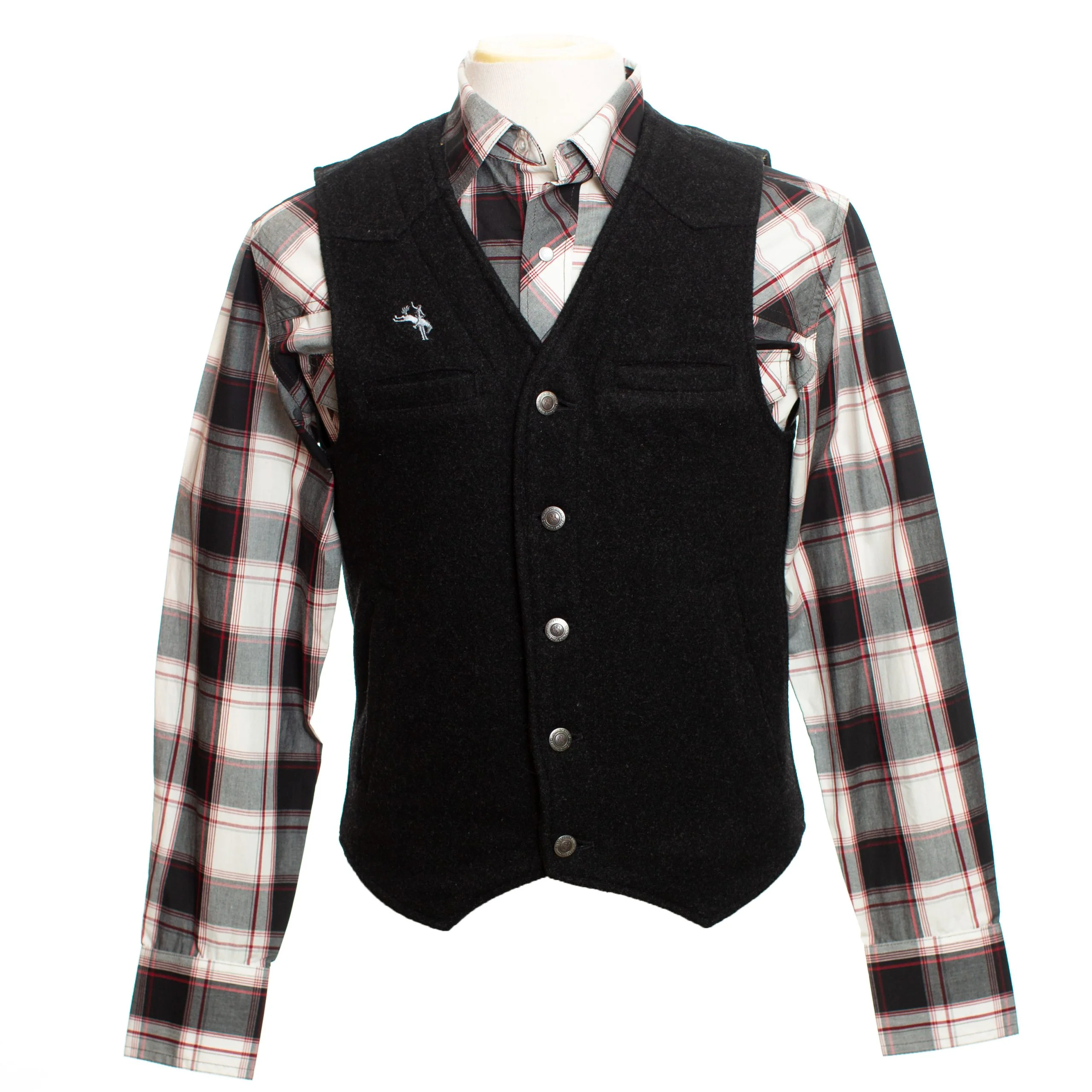 Wyoming Traders Wyoming 100% Wool Vest - Assorted Colours - Image 2