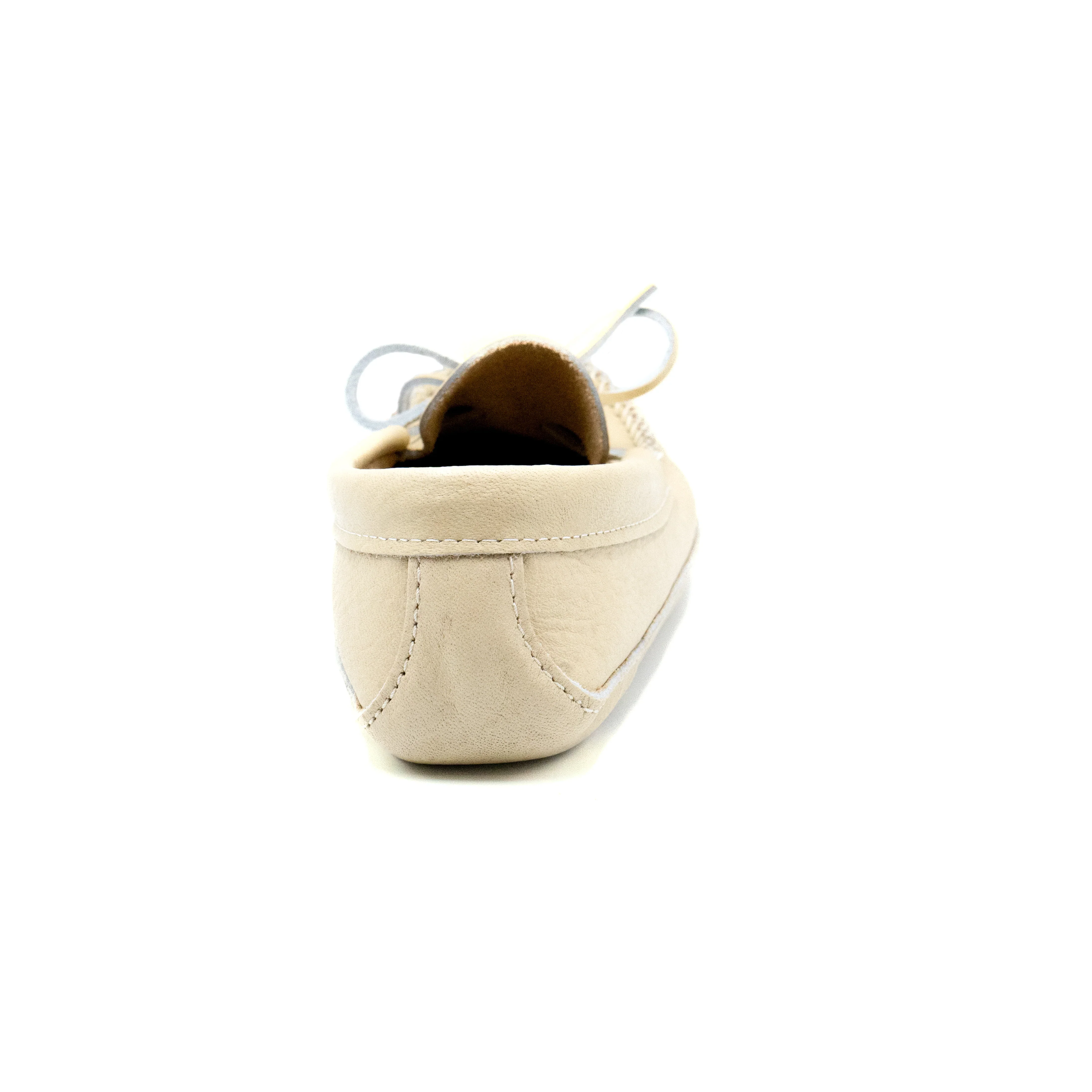 Bastien Yanonhchia (Home) Ladies Moccasins - Cream - Image 3