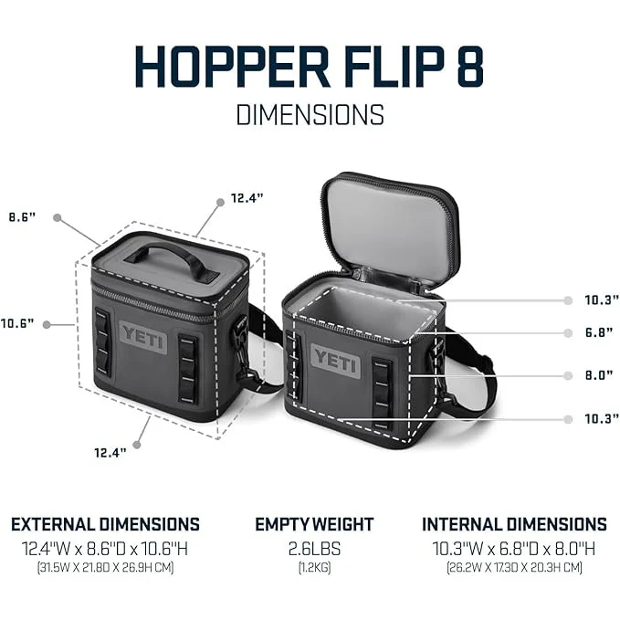 Yeti Hopper Flip 8 Soft Cooler  - Cherry Blossom - Image 3