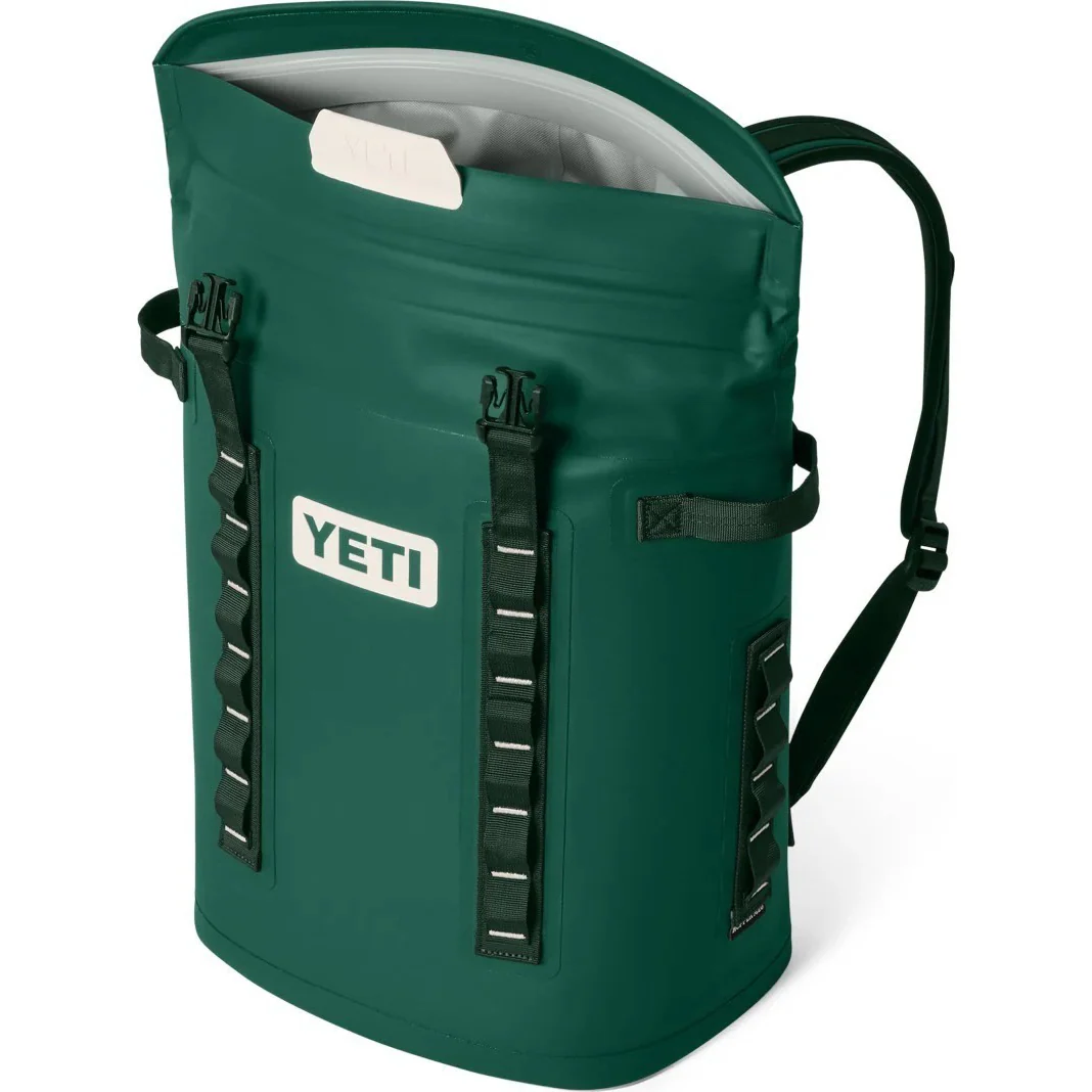 Yeti Hopper M20 Backpack Soft Cooler  Intl - Black Forest Green - Image 2