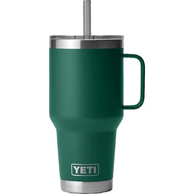 Yeti Rambler 1.2L Straw Mug Intl - Black Forest Green - Image 3