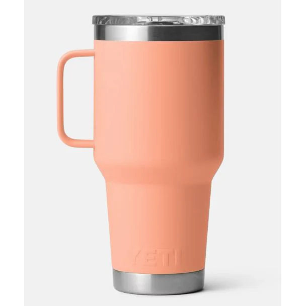 Yeti Rambler 887ml Travel Mug w/Stronghold Lid - Lowcountry Peach - Image 2