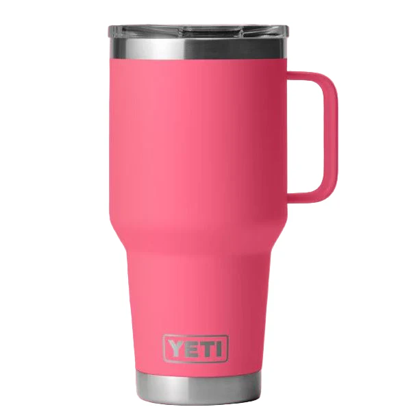 Yeti Rambler 887ml Travel Mug w/Stronghold Lid - Tropical Pink - Image 2