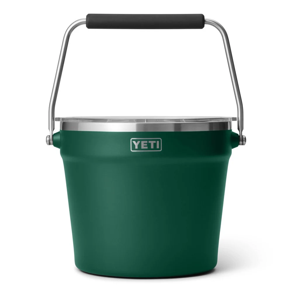 Yeti Rambler Beverage Bucket - Black Forest Green
