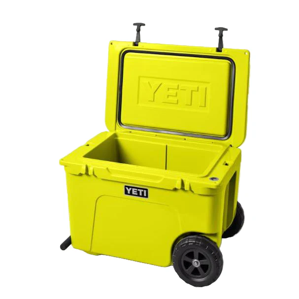 Yeti Tundra Haul Wheeled Hard Cooler -Firefly Yellow - Image 2
